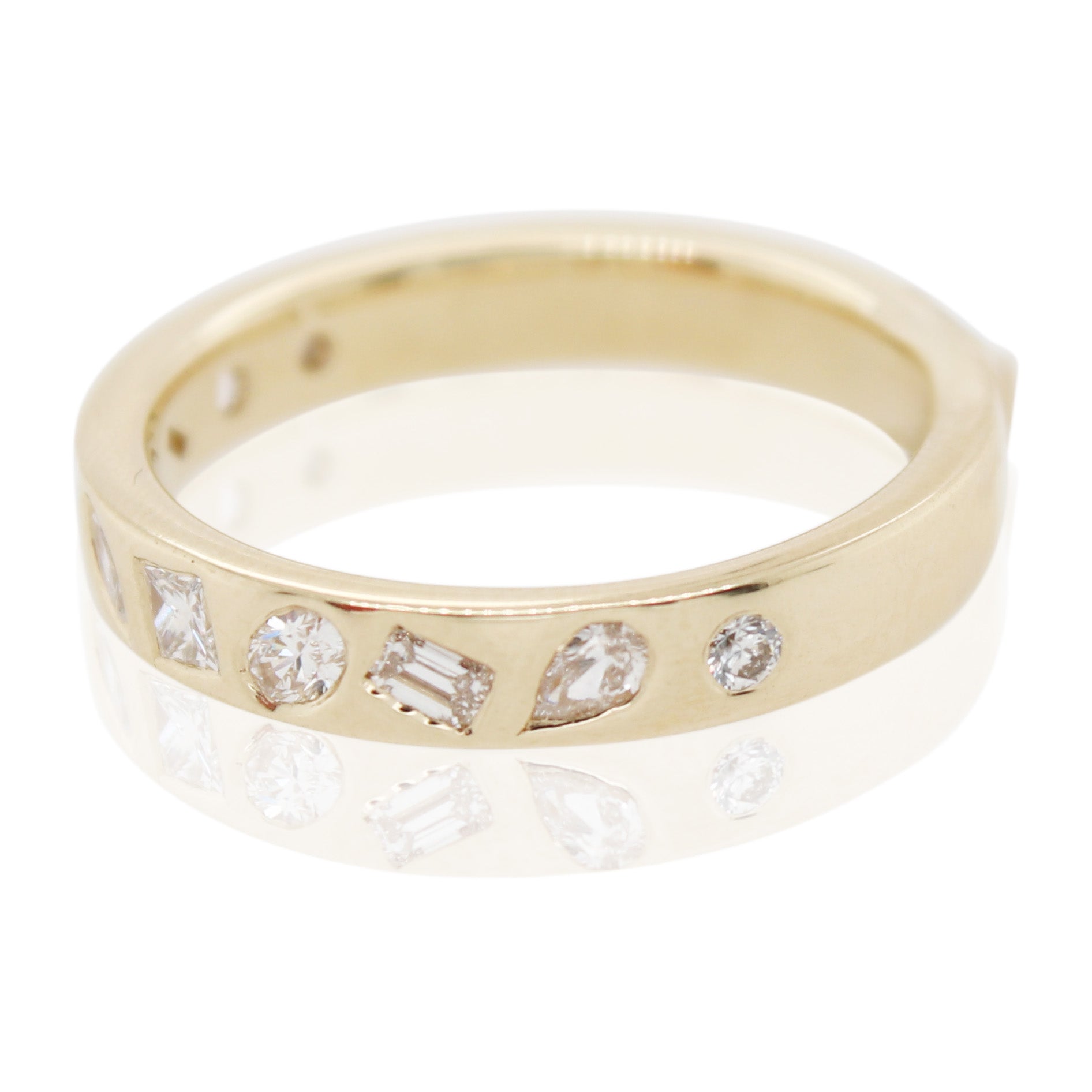 Yellow Gold Diamond Wedding Band