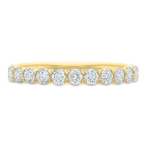Precision Set Yellow Gold 11 Diamond Band