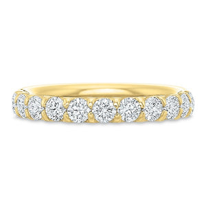 Yellow Gold Comfort Fit Diamond Band