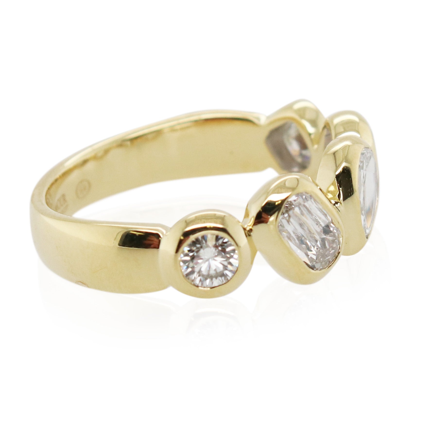 Crisscut New York Multi-Shape Diamond Band