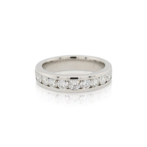 Half Round Diamond Band
