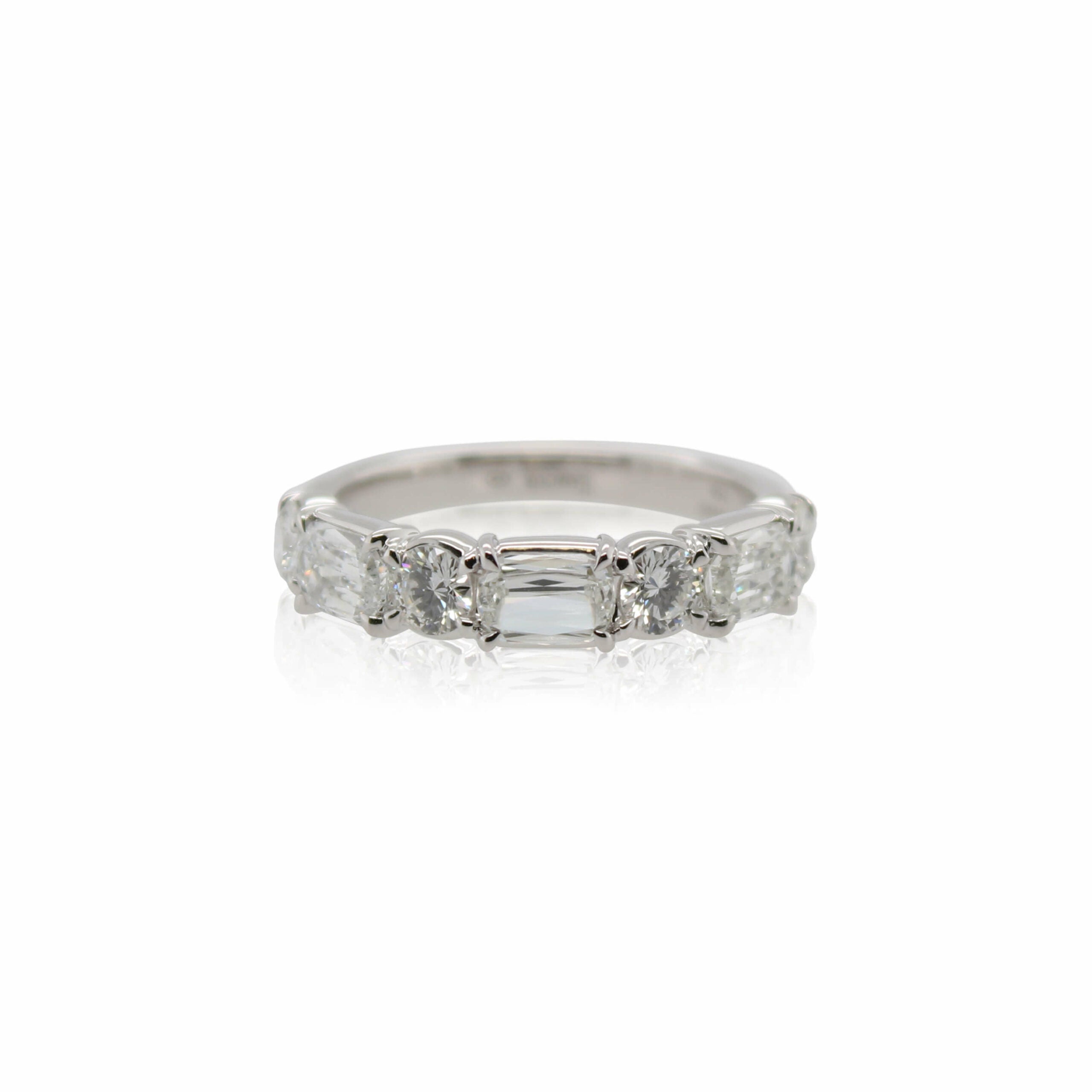 Crisscut Diamond Band