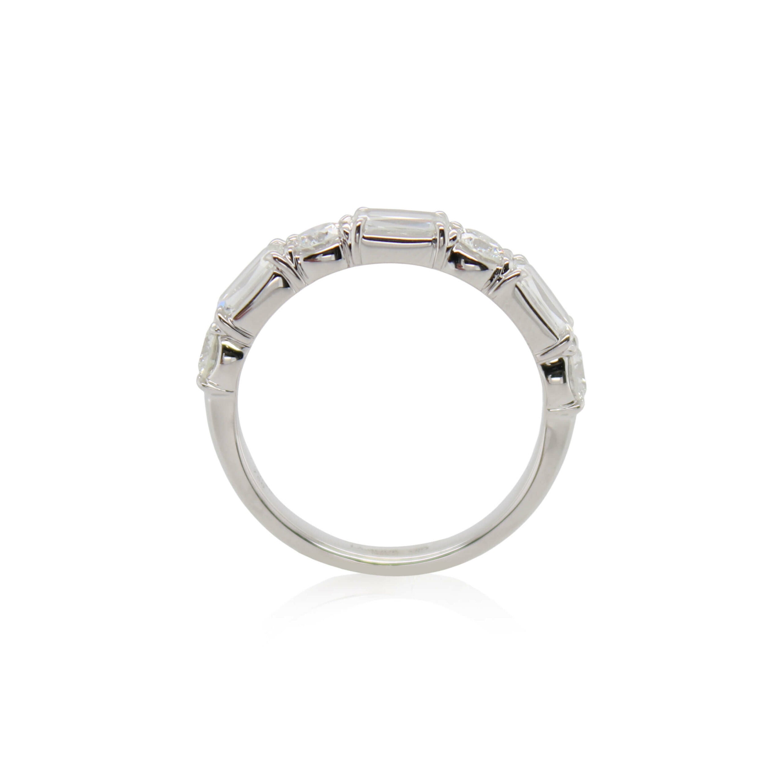 Crisscut Diamond Band