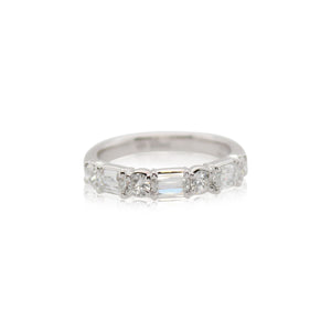 Crisscut Diamond Band