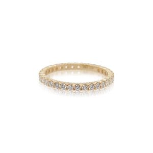 Yellow Gold Diamond Anniversary Band