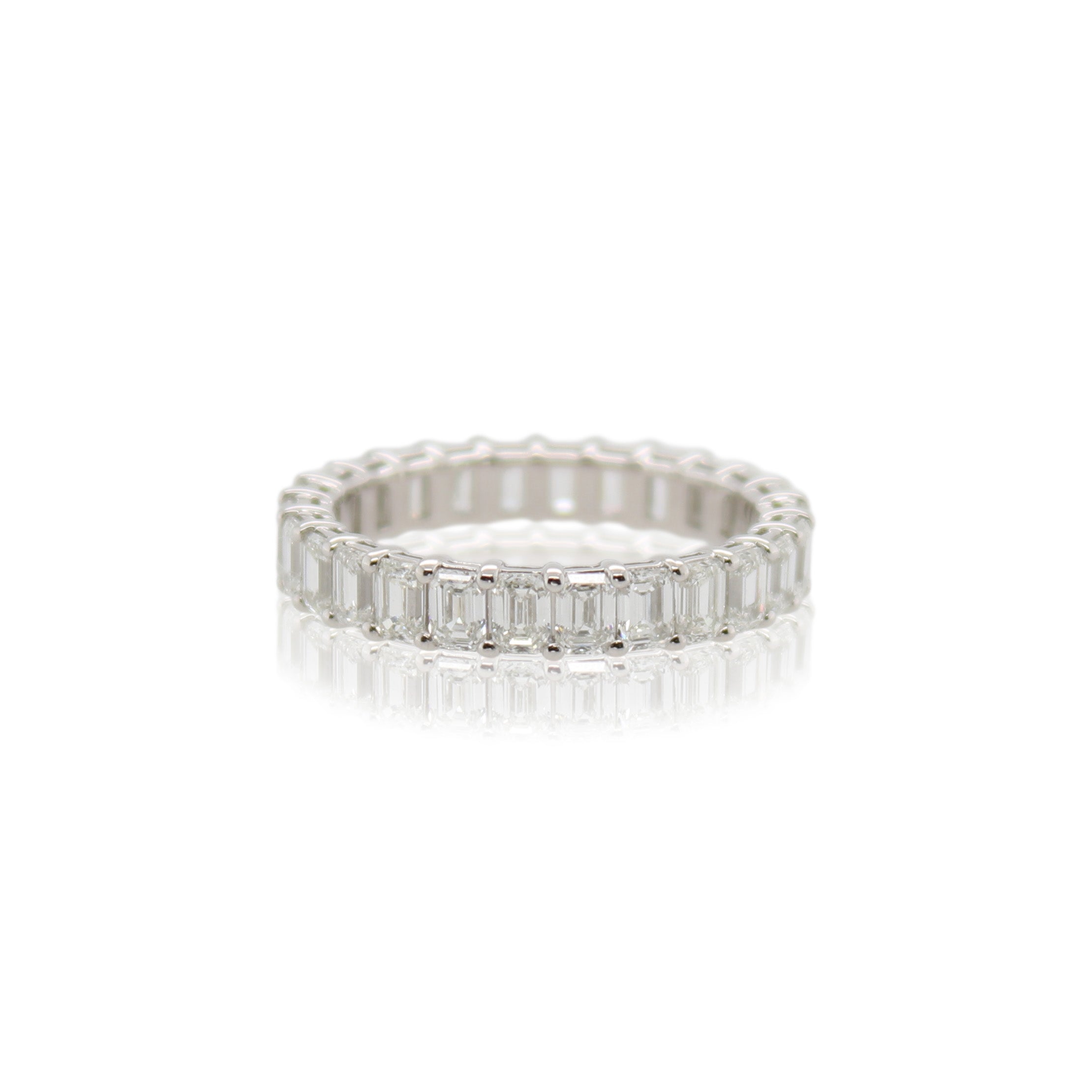 Emerald Cut Diamond Eternity Band