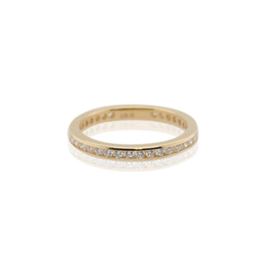 Yellow Gold Diamond Eternity Band