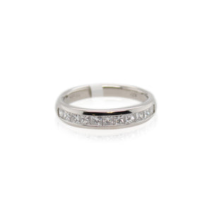 Princess Cut Diamond Anniversary Band