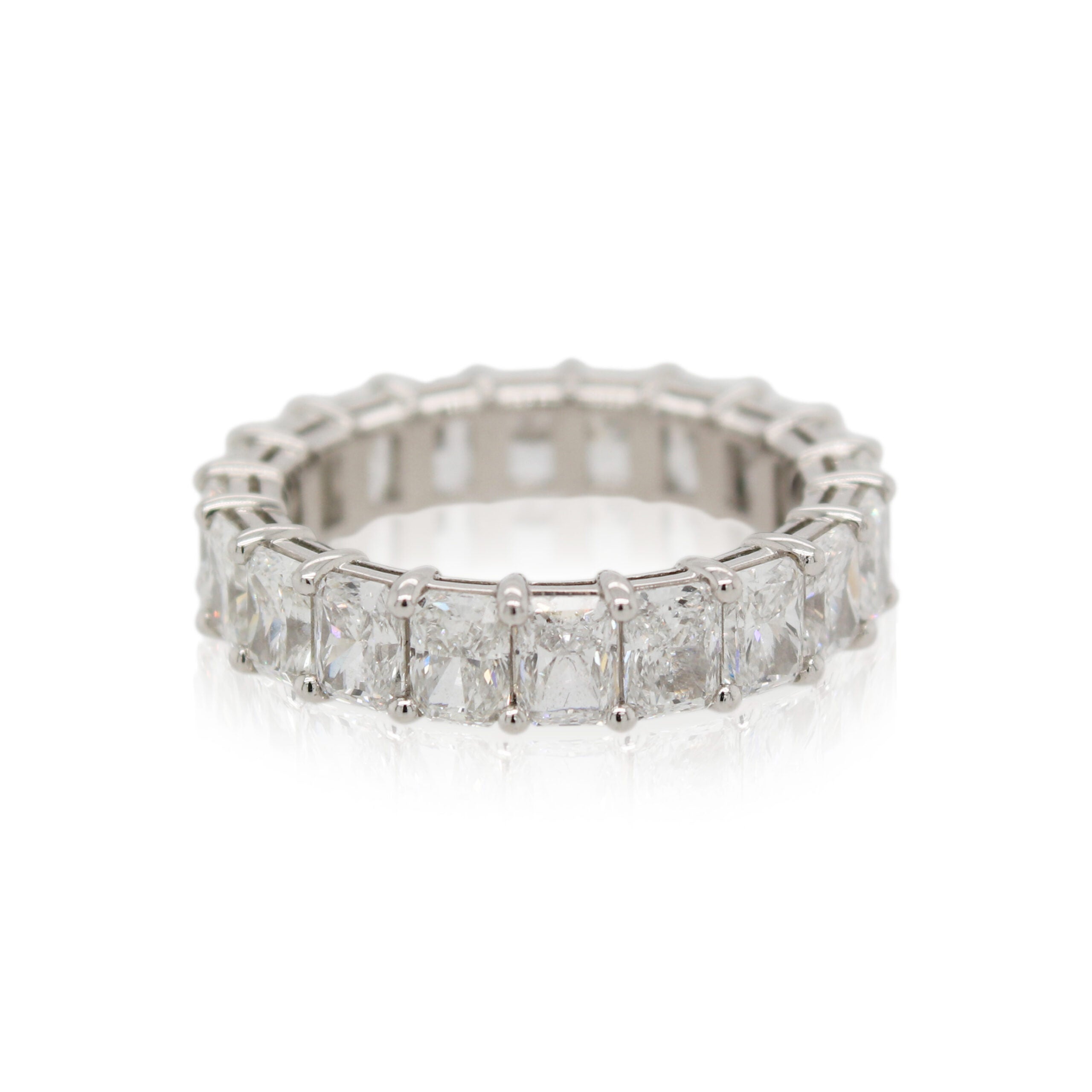 Radiant Cut Diamond Eternity Band