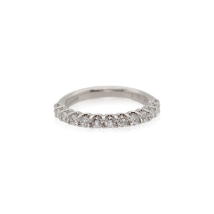 Half Round Diamond Band