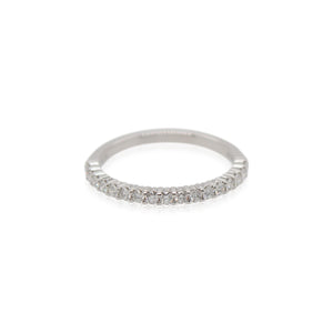 Diamond Half Round Anniversary Band