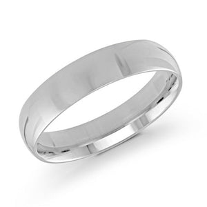 5mm Platinum Polished Wedding Band