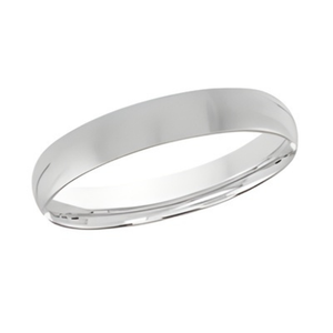 3mm Polished White Gold Band