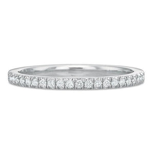 Precision Set Diamond Half Eternity Band