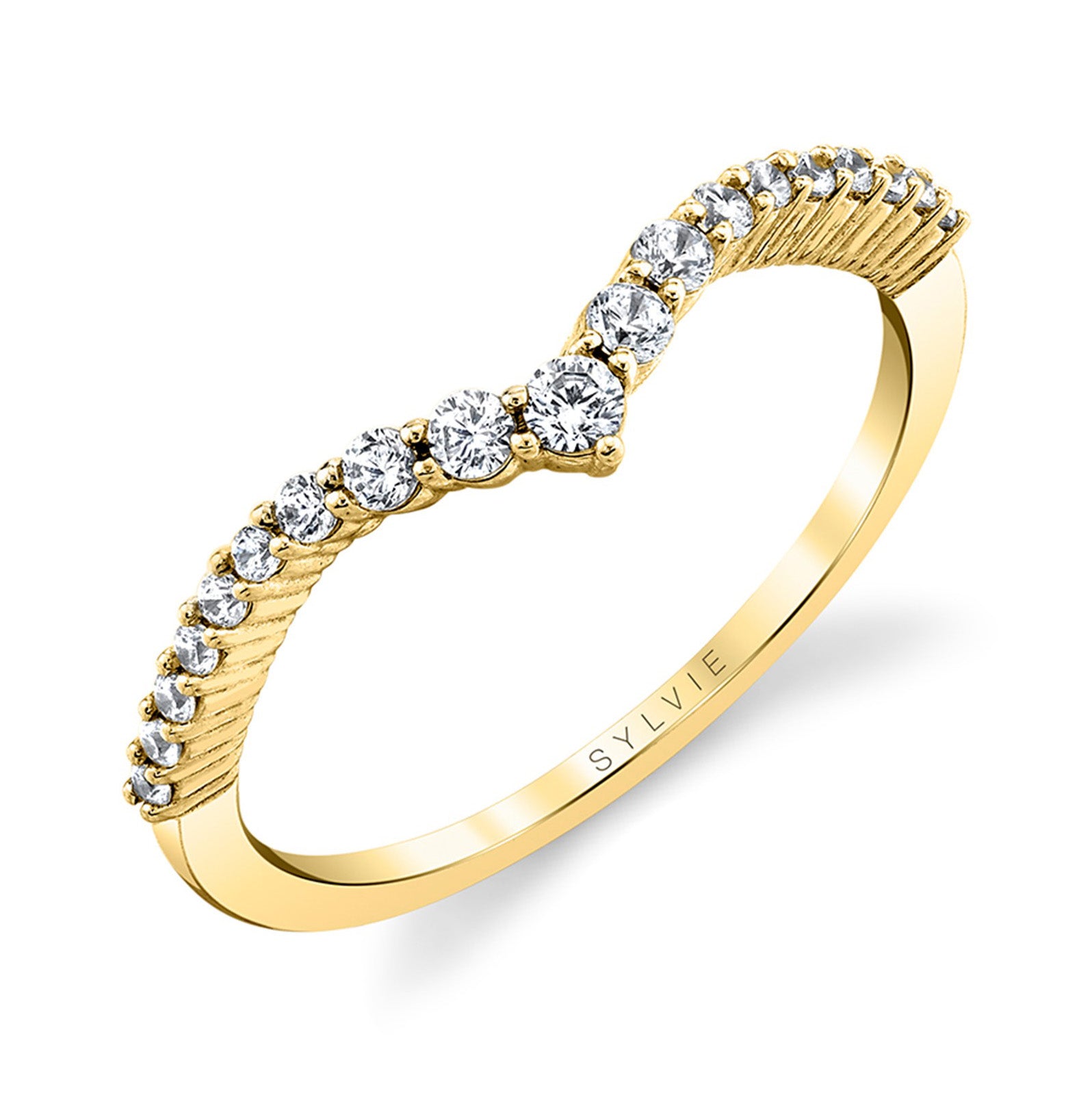 Sylvie Diamond Contour Band