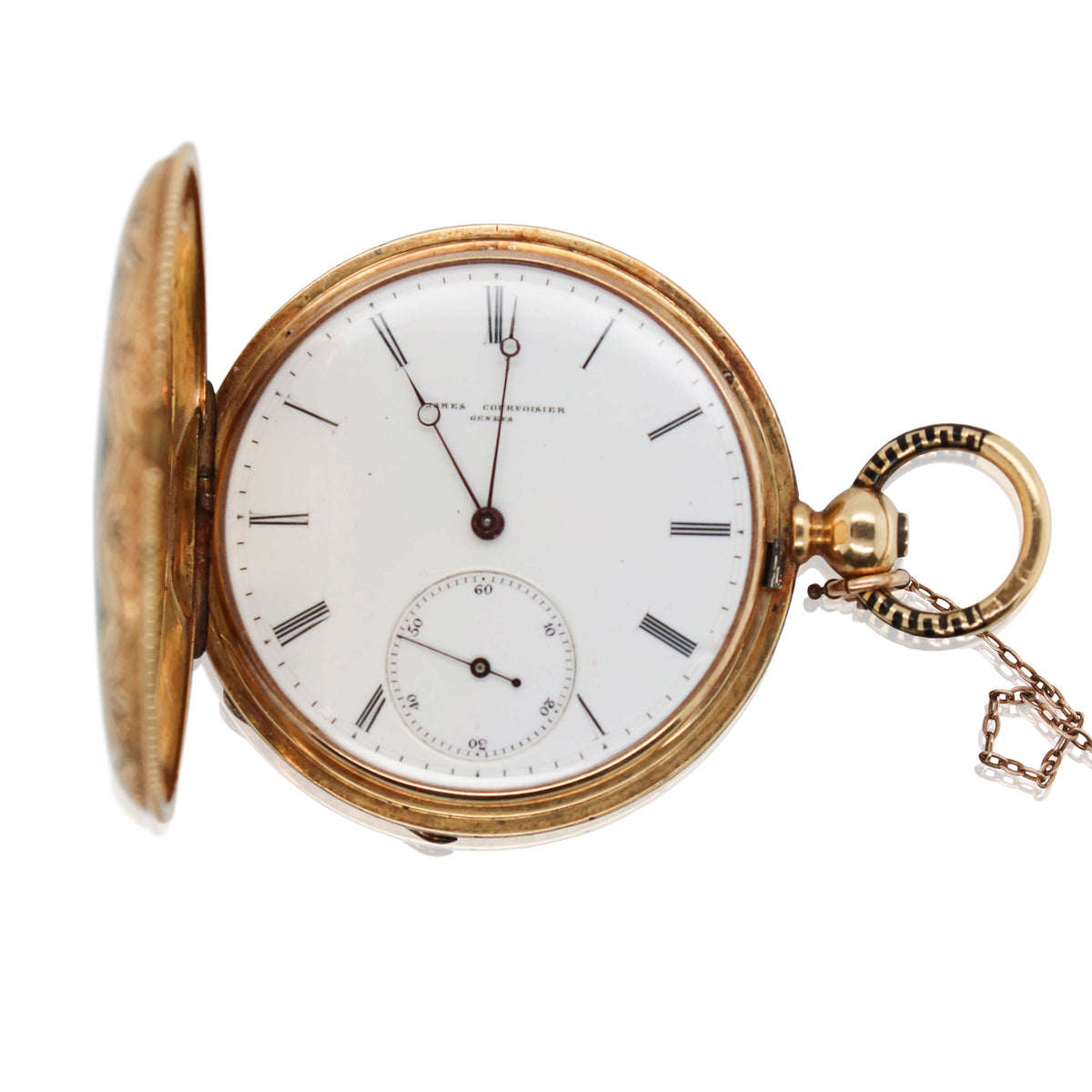 Estate Diamond James Courvoisier Pocket Watch