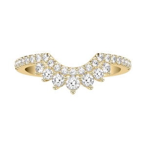 Gradient Diamond Tiara Contour Band