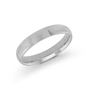 White Gold 4mm Wedding Band