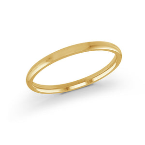 Yellow Gold 2mm Wedding Band