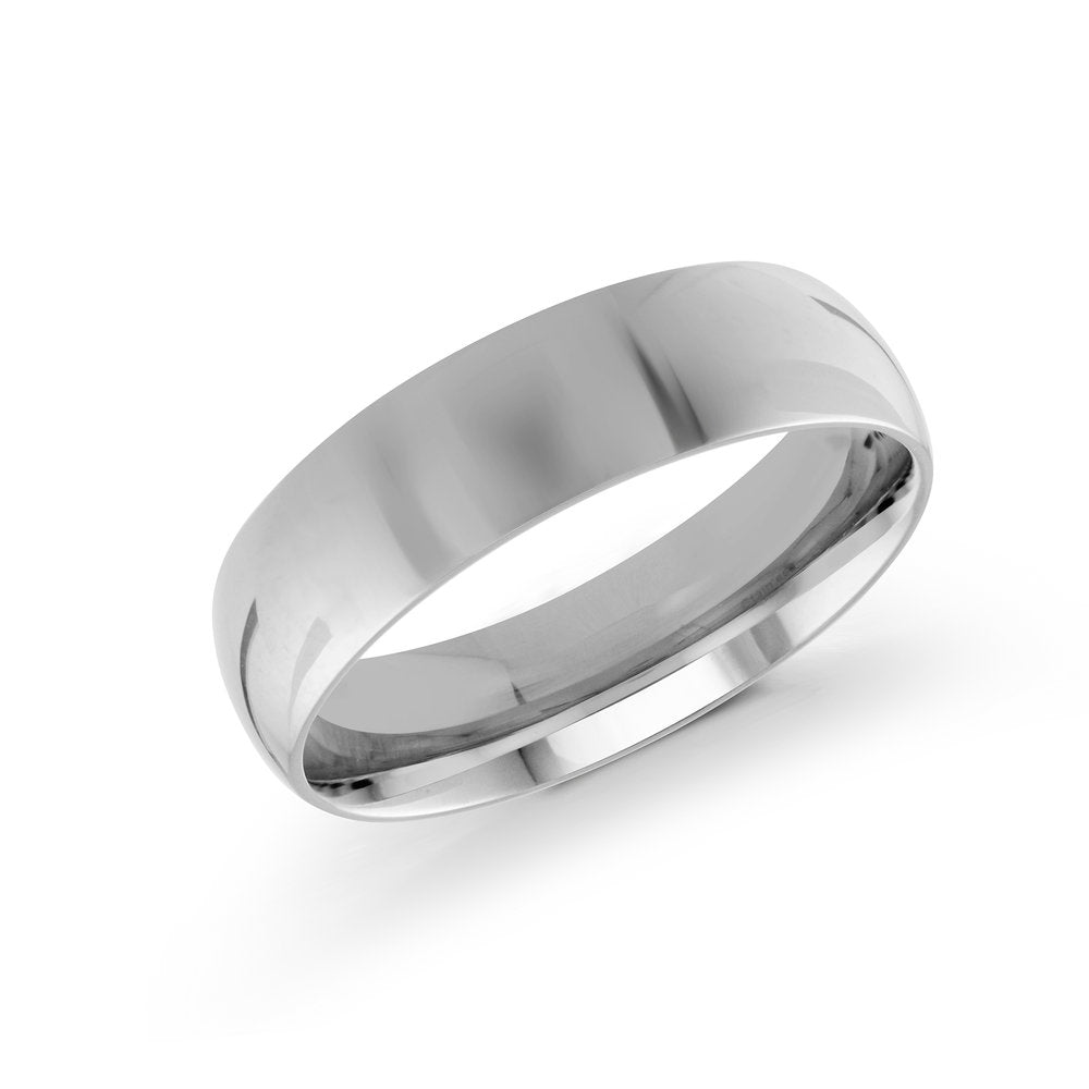 Platinum 6mm Polished Band