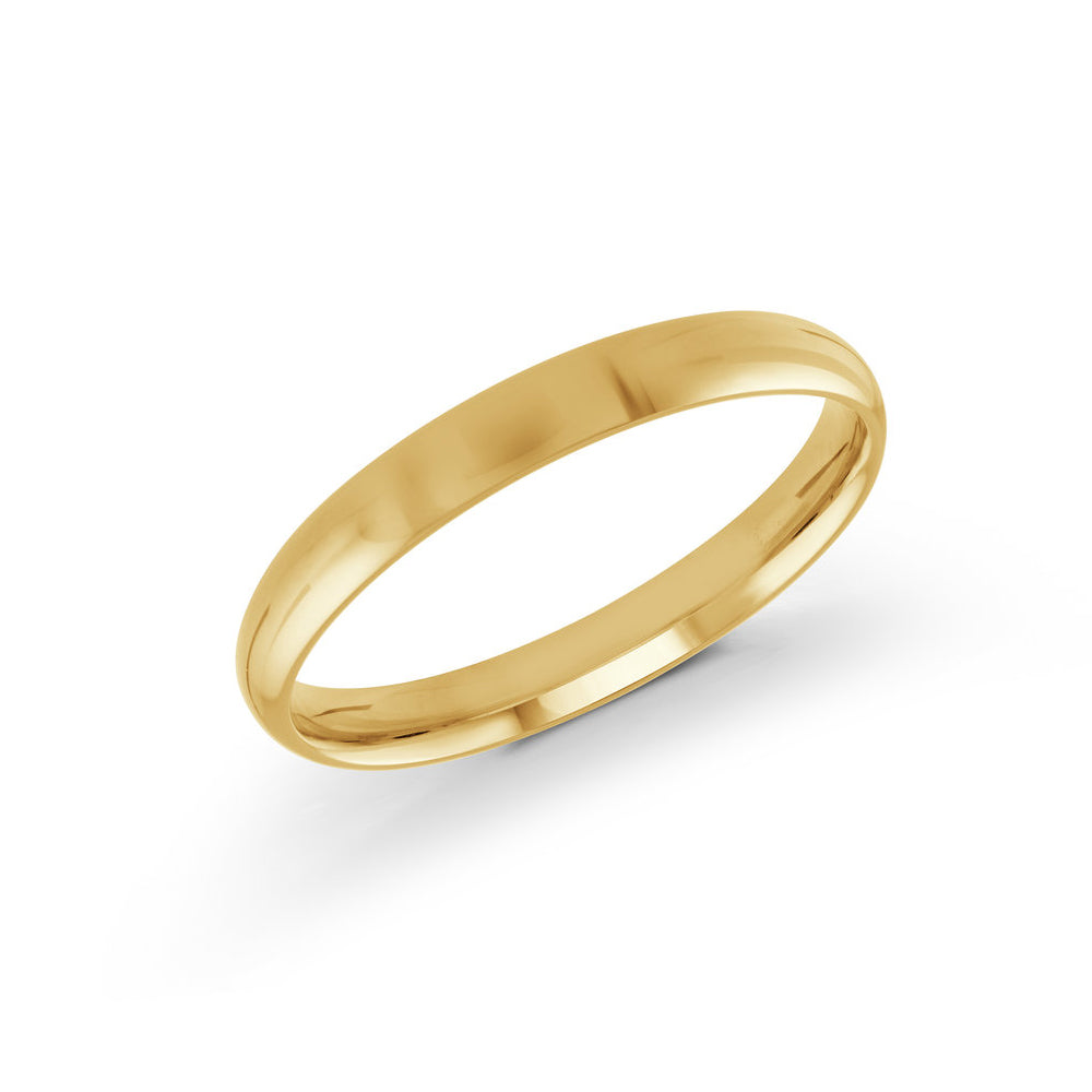 3mm Yellow Gold Band