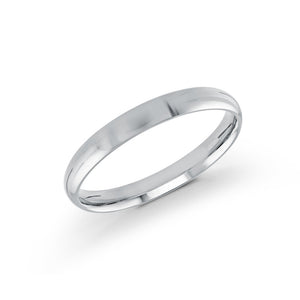 Platinum 3mm Polished Band