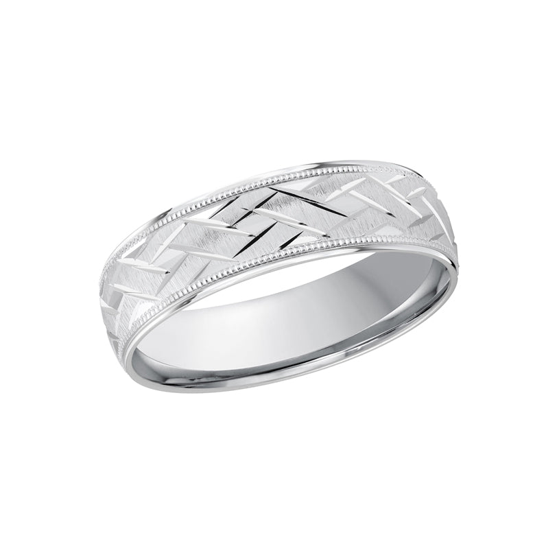 White Gold 6mm Wedding Band
