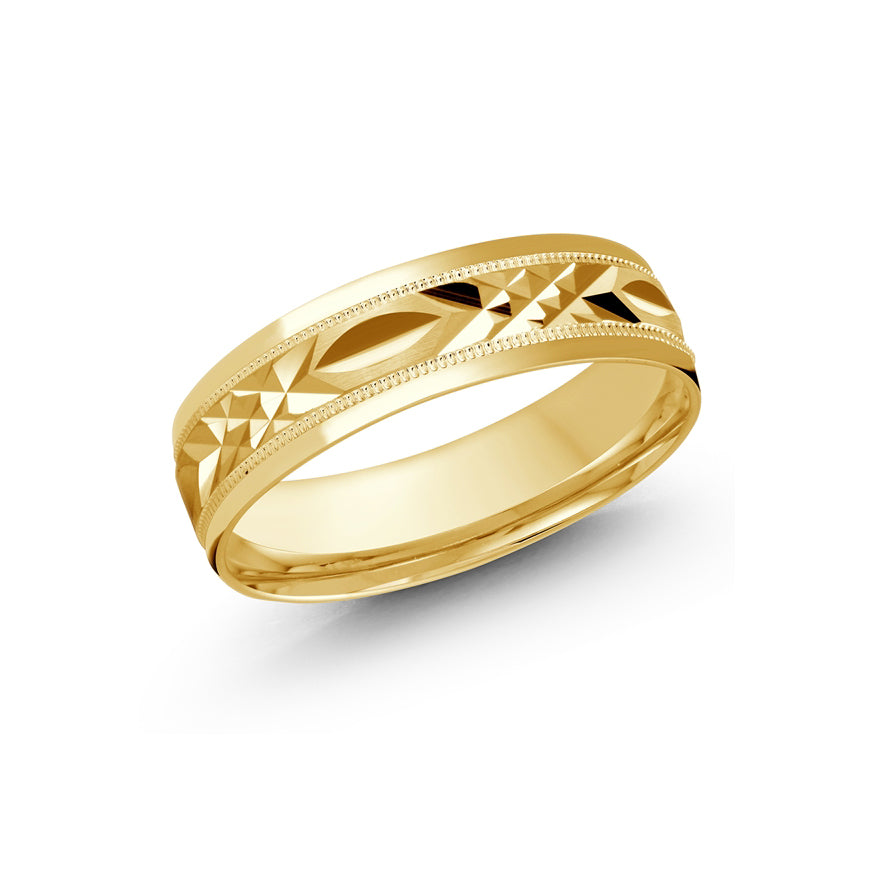 6mm Yellow Gold Wedding Band