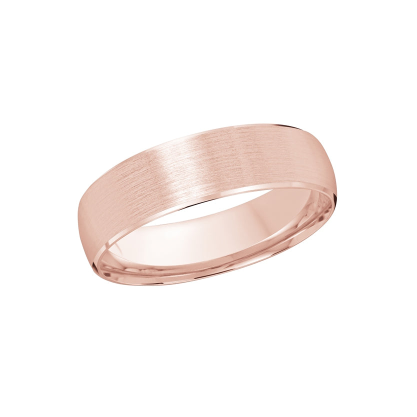 Rose Gold 6mm Wedding Band