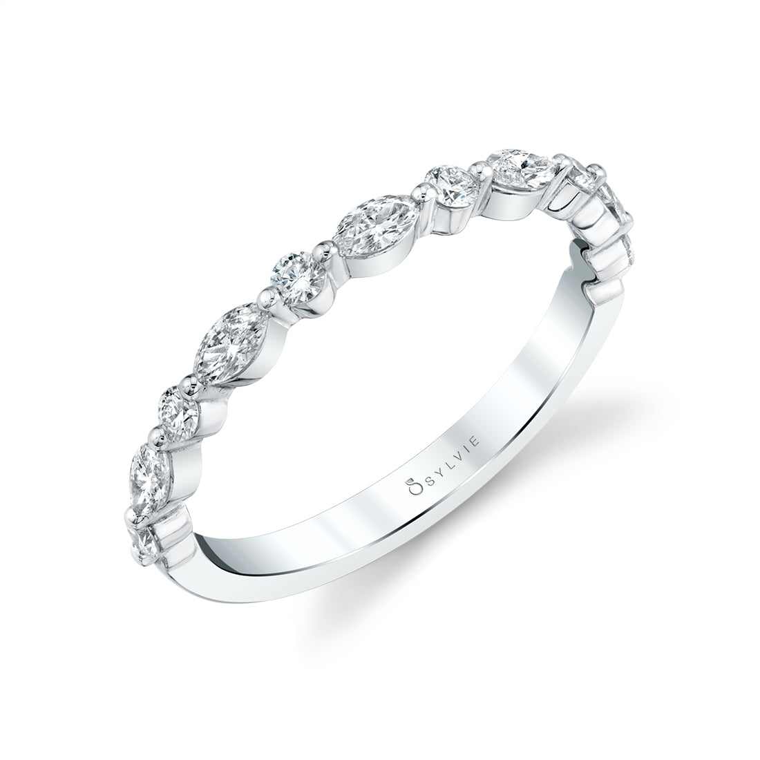 Diamond Round and Marquise Band
