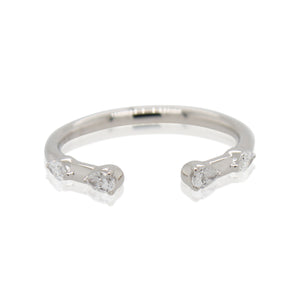 Four Diamond Split Band