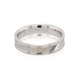 5mm White Gold Band