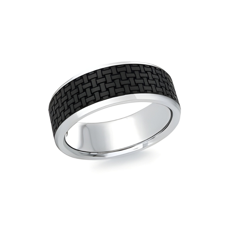 8mm Woven Center Band