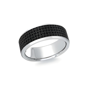 8mm Woven Center Band