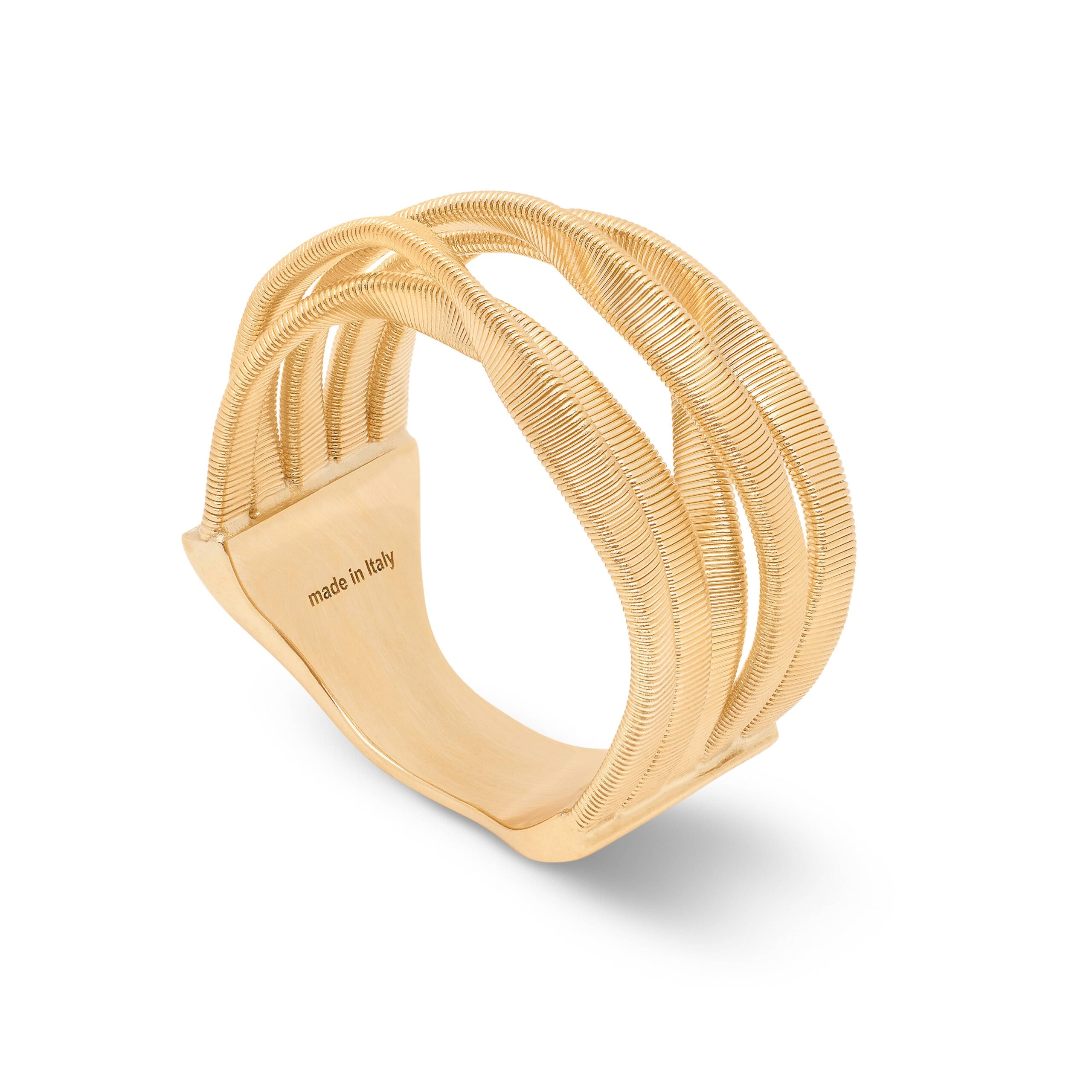 Marco Bicego Marrakech Collection 18k Yellow Gold 5-Band Coil Ring