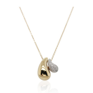 Pavé Diamond Drop Pendant
