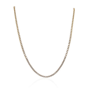 Yellow Gold Diamond Necklace