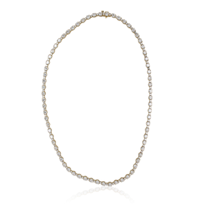 Diamond Alternating Small/Large Diamond Necklace