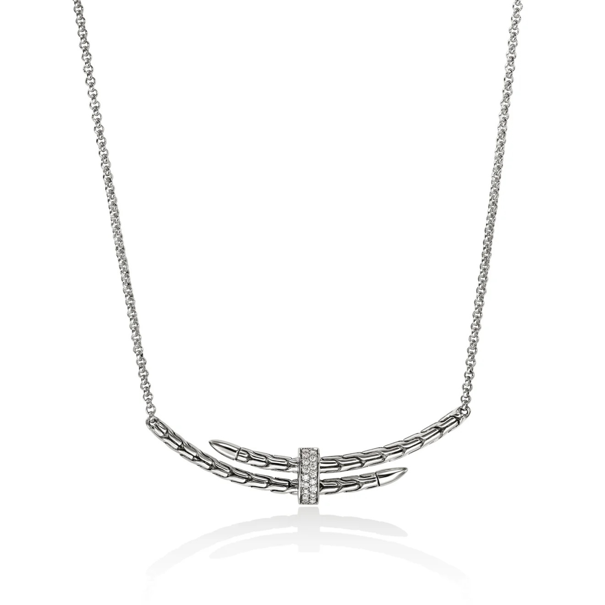 John Hardy Spear Collection Pavé Diamond Necklace