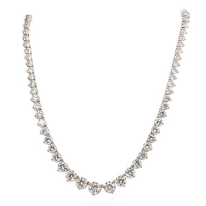 19.17ct Total Weight Diamond Riviera Necklace