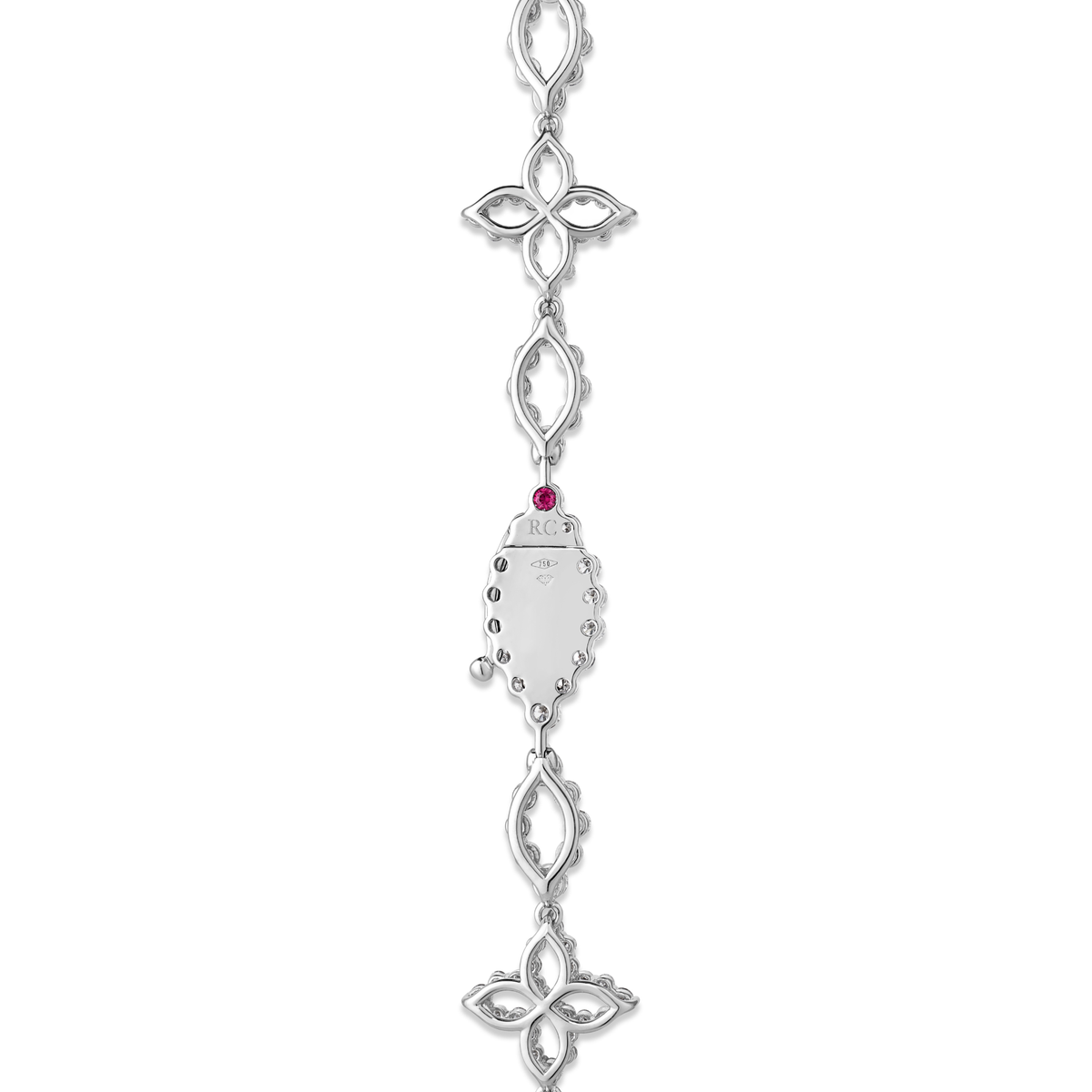 Roberto Coin Diamond Princess Flower Necklace