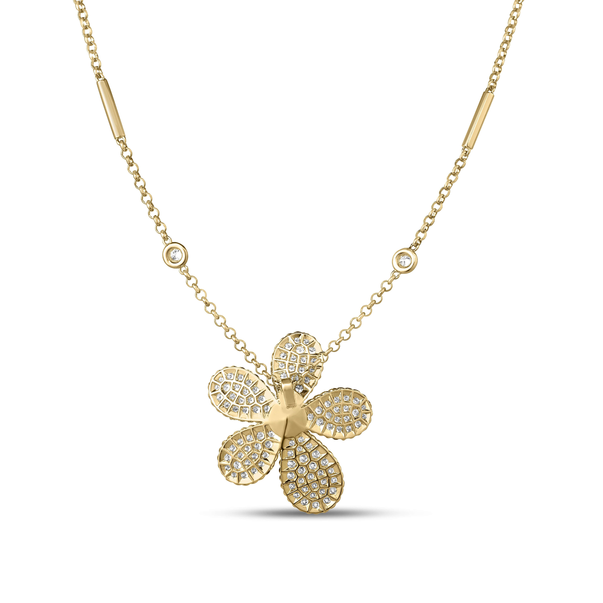 Roberto Coin Large Jasmine Flower Necklace