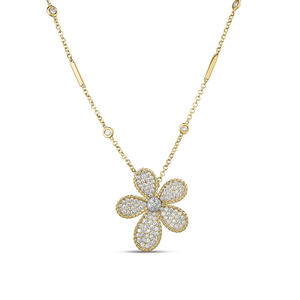 Roberto Coin Large Jasmine Flower Necklace