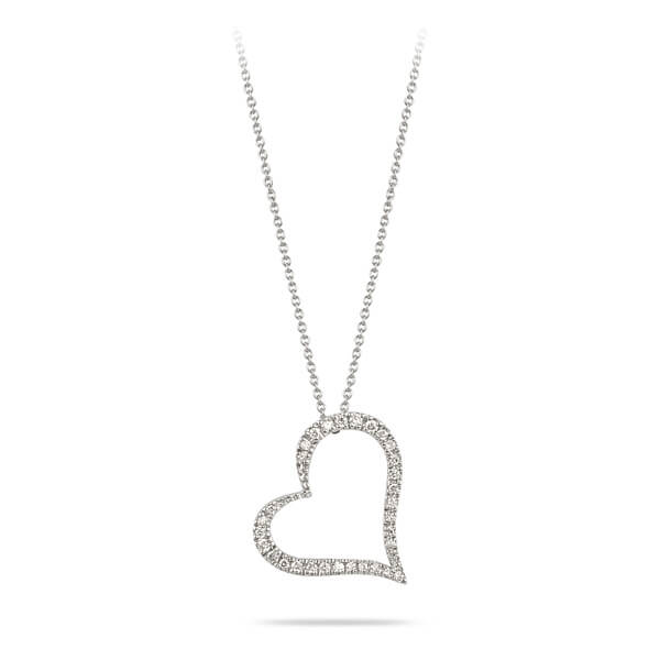 Roberto Coin Diamond Heart Pendant