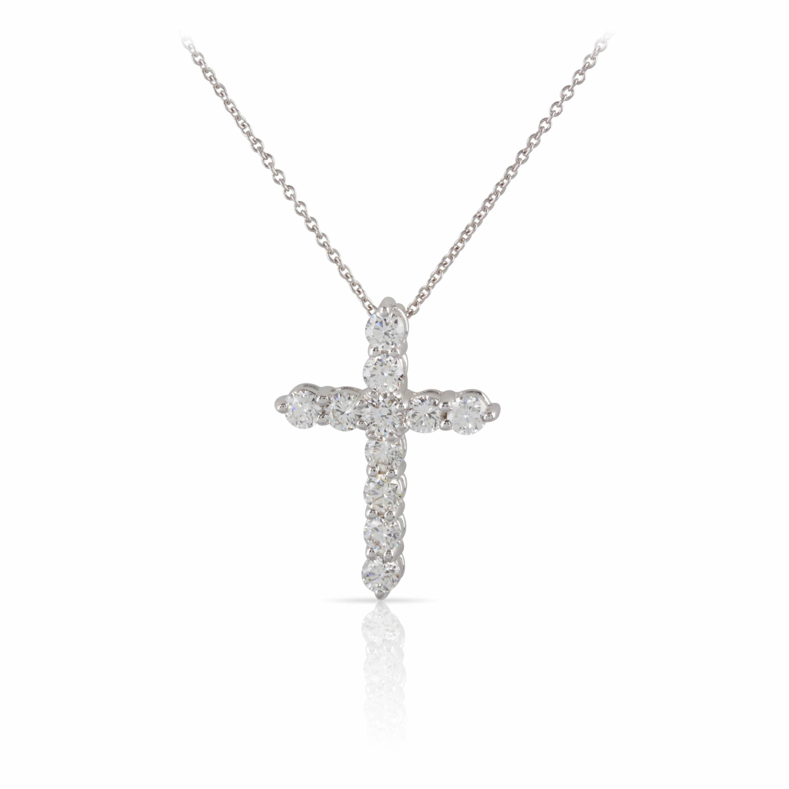 Roberto Coin Diamond Cross Pendant
