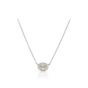 Diamonds of Wonder Oval Solitaire Diamond Pendant
