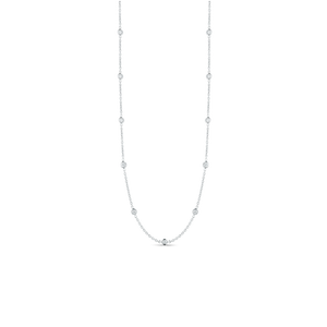 Roberto Coin Diamonds by the Inch Bezel Set Station Necklace