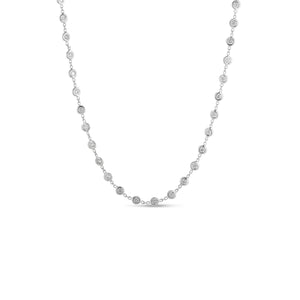 Roberto Coin White Gold Diamonds by the Inch Necklace