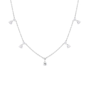Roberto Coin 5 Station Diamond Necklace