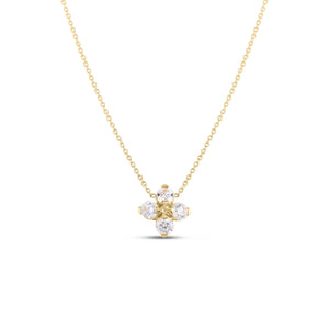 Roberto Coin Love in Verona Diamond Flower Necklace